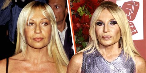 donatella versace lether strap dress|Donatella Versace then and now.